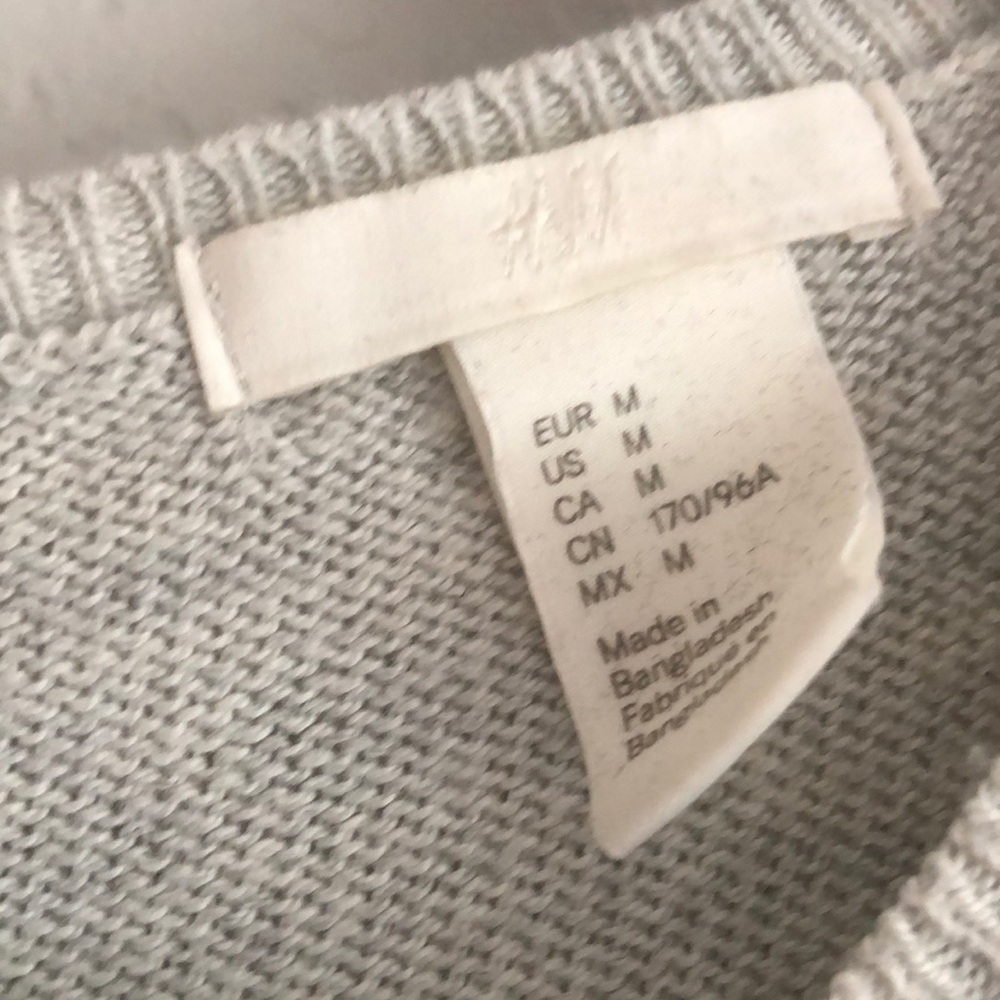 Heather Grey pullover sweater